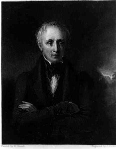 Portret van William Wordsworth (1770-1850), gegraveerd door J.Cochran
